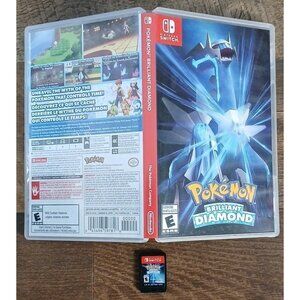 Pokemon Brilliant Diamond (Nintendo Switch, 2021) Complete CIB - Tested